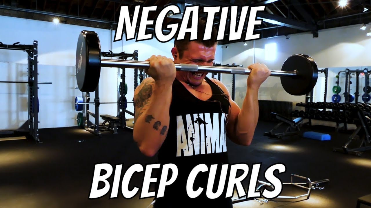Bicep Curls Negative Reps Workout Tips YouTube
