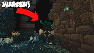 The WARDEN Has Been Added To Minecraft!