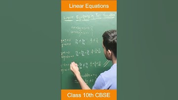 🔥 Trick to Solve Linear Equations in 5 Seconds! | Class 10 Maths | CBSE 2026