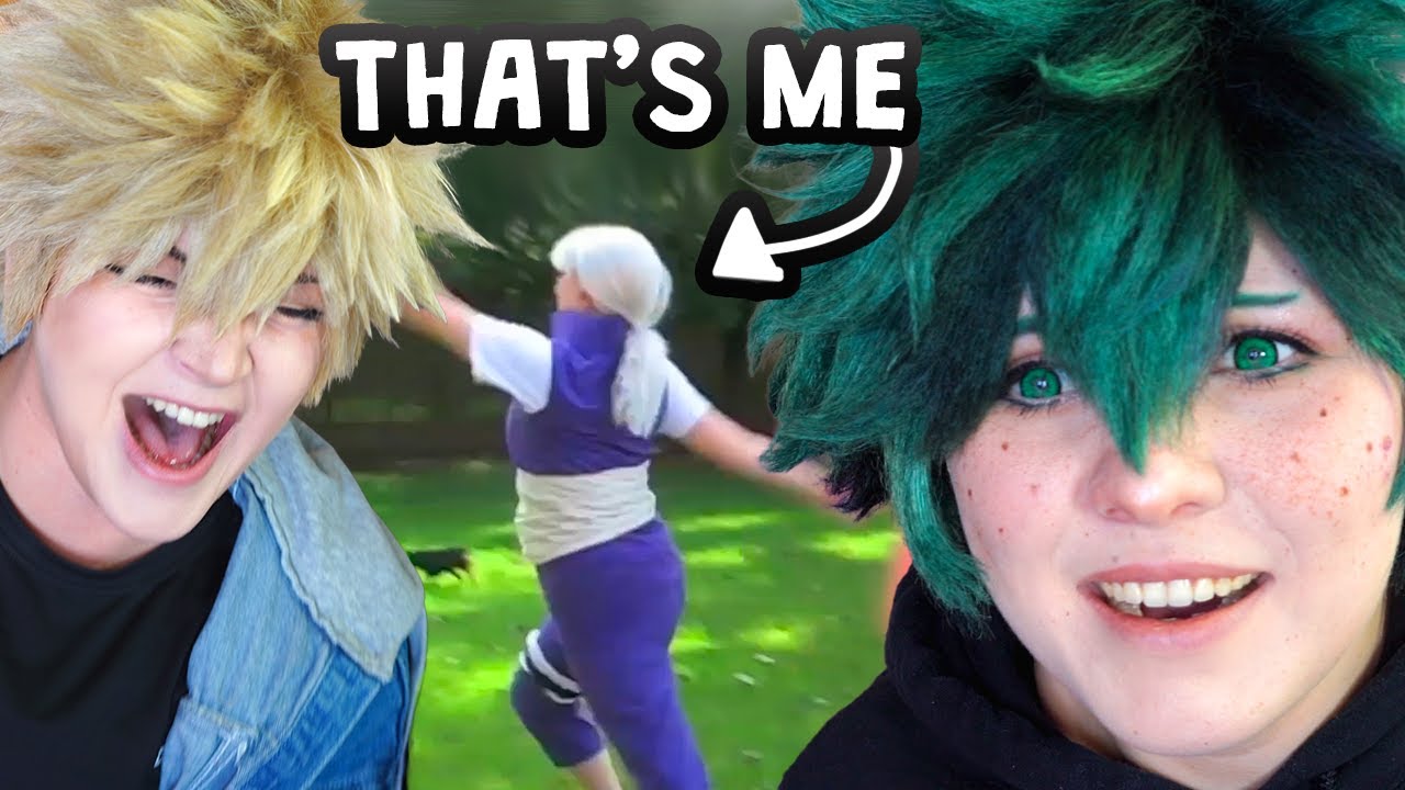 THE FIRST VIDEO I EVER MADE... | S1C Reacts [ My Hero Academia BakuDeku Cosplay ]