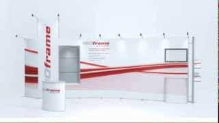 Portable Display Stand - ISOframe Wave