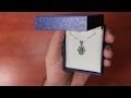 SA1784 - AHARONI Beautiful Silver 925 Hamsa pendant. Set with Turquoise stone.