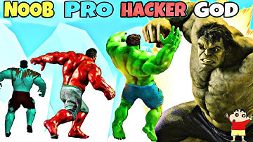 NOOB vs PRO vs HACKER in MONSTER DRAFT with SHINCHAN,GOD HULK and CHOP | Spidey Shivgam