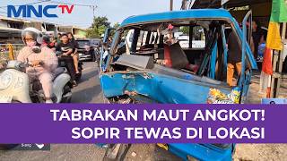 Kecelakaan Tragis! Angkot Bertabrakan, Nyawa Sopir Tak Tertolong