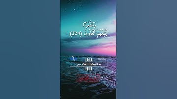اواخر سورة الشعراء عبدالله الموسى