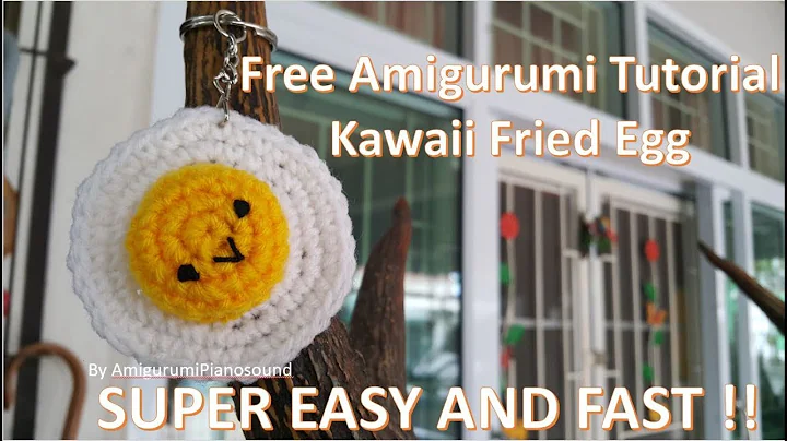 Learn to Make Adorable Amigurumi Fried Egg!