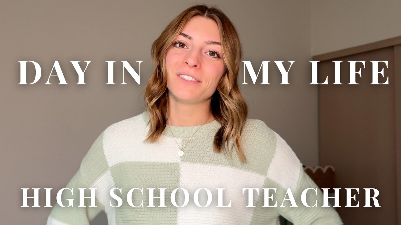 day in my life as a High School Teacher + exciting teaching news! - YouTube