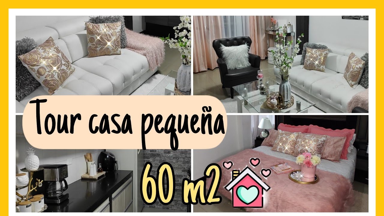 TOUR POR MI CASA ESTILO INFONAVIT 🏠 / House Tour casa pequeña 2021/ Vivir en 60m2 /DEPARTAMENTO TOUR