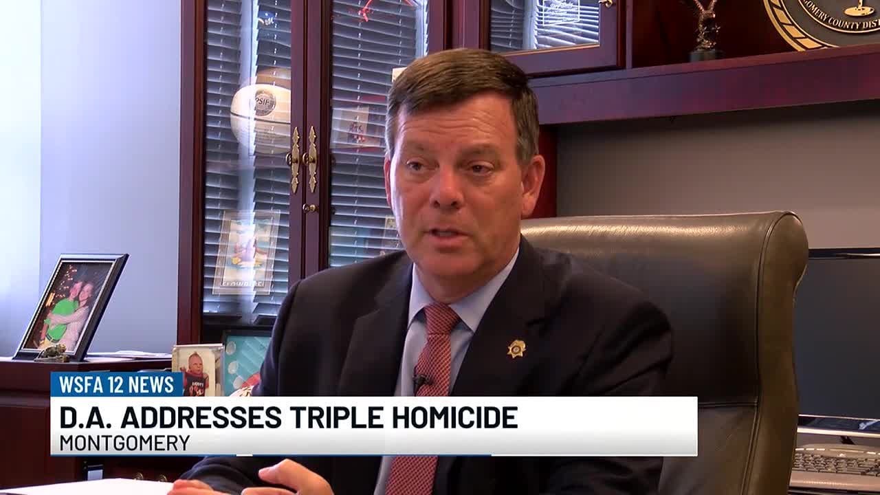 Montgomery County DA addresses triple homicide - YouTube