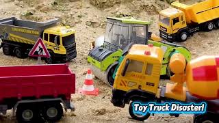 The Impossible Bridge Challenge: Toy Truck Disaster! #ToyTrucks #LEGOChallenge #BridgeCrash