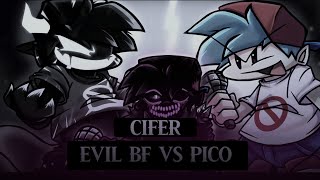 friday night funkin react pico vs Evil boyfriend