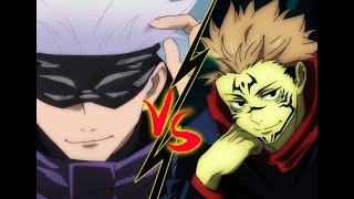 Satoru Gojo Vs Sukuna First Fight Jujutsu Kaisen