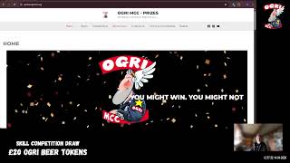 OGRI MCC £20 Beer Tokens Prize Draw 🍺 | Draw &amp; Winner Announcement - 14th April 2026