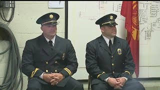 Two Warren firefighters promoted
