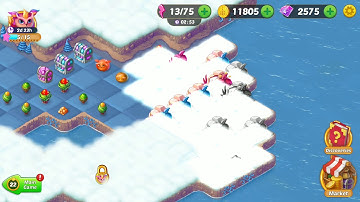 Unlocked  new place in Ever Merge  Floorficore Island Event