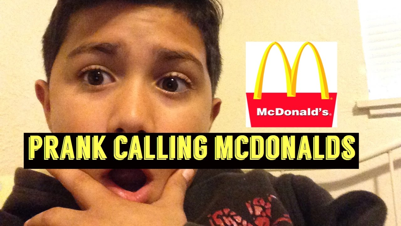 Prank calling mcdonalds YouTube