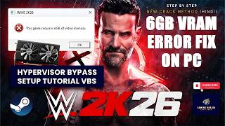 WWE 2k26 Hypervisor 6gb vram Bypass Setup #wwe2k26 #hypervisor #pcgaming #pcgames #vbs #tutorial