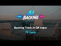 Smooth Jazz Jam Track in G# major – 78 BPM (AI Backing Track)