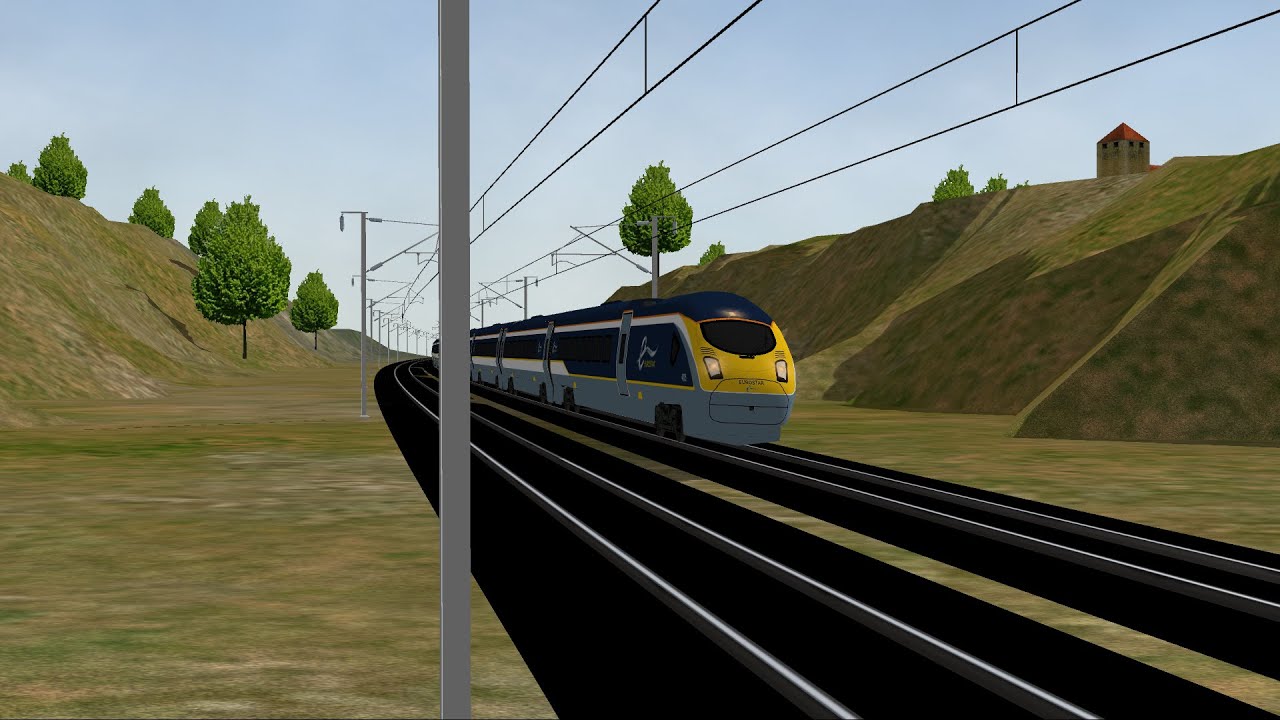 [Open Rails] Eurostar e320 - Aix en Provence TGV - YouTube