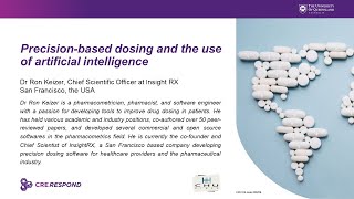 Precision based dosing and the use of artificial intelligence   Dr Ron Keizer