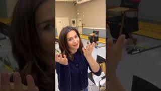 Celebrity Kevin McKidd and Caterina Scorsone on the set of Grey's Anatomy Season 18 Profile