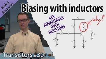 Using inductors to bias transistors (30-Transistors)