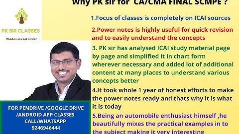 CA FINAL RPL  - SCMPE -  DAY 3 -  CA PRASANNA KUMAR -  PK SIR