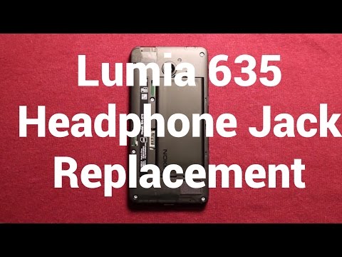 Nokia Lumia 635 Headphone Audio Jack Replacement How To Change