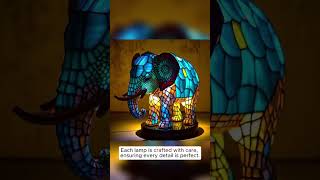 3D Colored Owl Cat Vintage Table Lamp