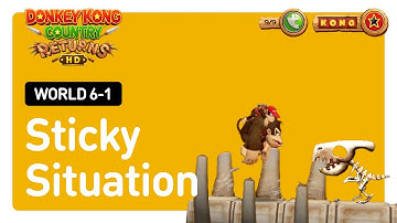 🌴 Donkey Kong Country Returns HD - Level 6-1 100% Walkthrough | All Puzzle Pieces & KONG Letters