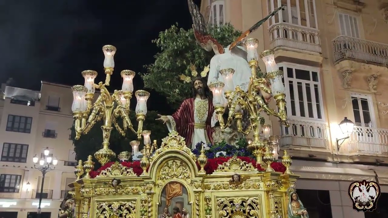 Oración en el Huerto en c/ Montañés y Columela, Jueves Santo Cádiz 2025