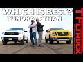 Drag Race and Flex Test! Toyota TRD Pro vs Nissan Titan (Gold Winch Ep.5)