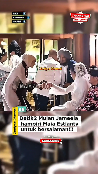 Detik2 Mulan Jameela hampiri Maia Estianty utk bersalaman!!! #maiaestianty #mulanjameela #alghazali