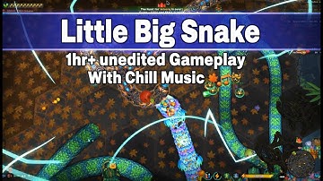 Little Big Snake 1hr+ unedited Gameplay 🍂🦃🐍 With Chill Music 🎶