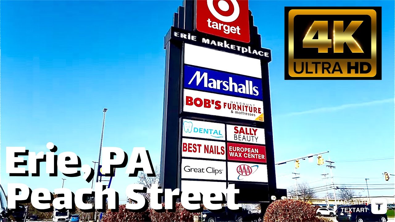 【4K】Upper Peach Street (PART 2) Erie PA Day Walk Nov 2023 YouTube