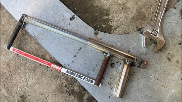 DIY Heavy Duty Frame Adjustable Metal Saw