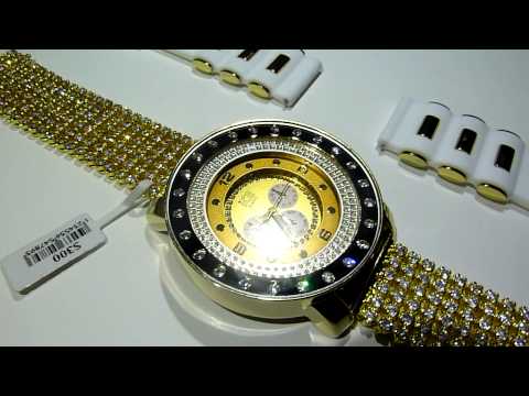 $149 ICY GOLD White ICED-OUT Breitling Sport-type ...