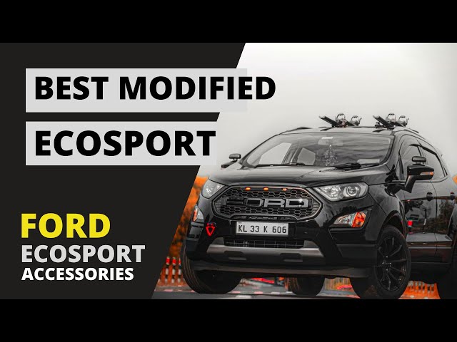 Best Modified Ford Ecosport, Black Panther
