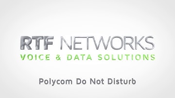 RTF Polycom DND