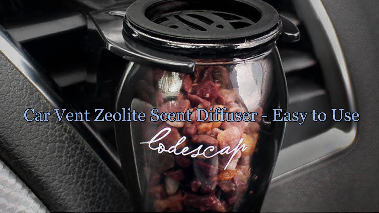 Car Air Vent Zeolite Diffuser - Natural Fragrance