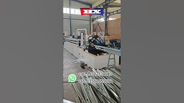 Metal stud and track roll forming machine