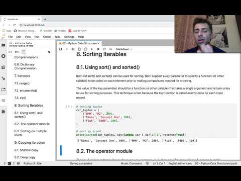 PYTHON: Tecniche di ordinamento (M2-E10)