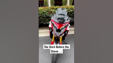 ⛈️The Start Before The Storm ⛈️ Ducati multistrada v4 🔥 #shorts #viralvideo #reels #shortsvideo