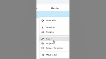 How to create Google Drive link to share files