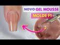 Testando novo Gel Mousse Beltrat - Alongamento Fácil Molde F1 | Mundo Nails