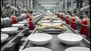 Inside The Bone China Tableware Factory — From Animal Bones To Bone China Tableware (Full Process)