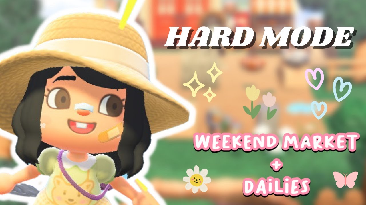🔴 HARD MODE weekend market + progress! ♡ (Animal Crossing New Horizons ...