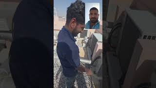 Servicing this AC like a barista crafts #ACService #CafeVibes #HVACService #DubaiAC #CleanCooling