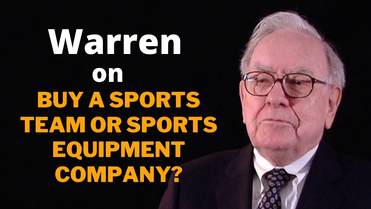 Warren on Buy a sports team or sports equipment company? YouTube