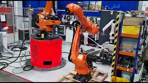 KUKA KR30R2100 industrial robot at Eurobots
